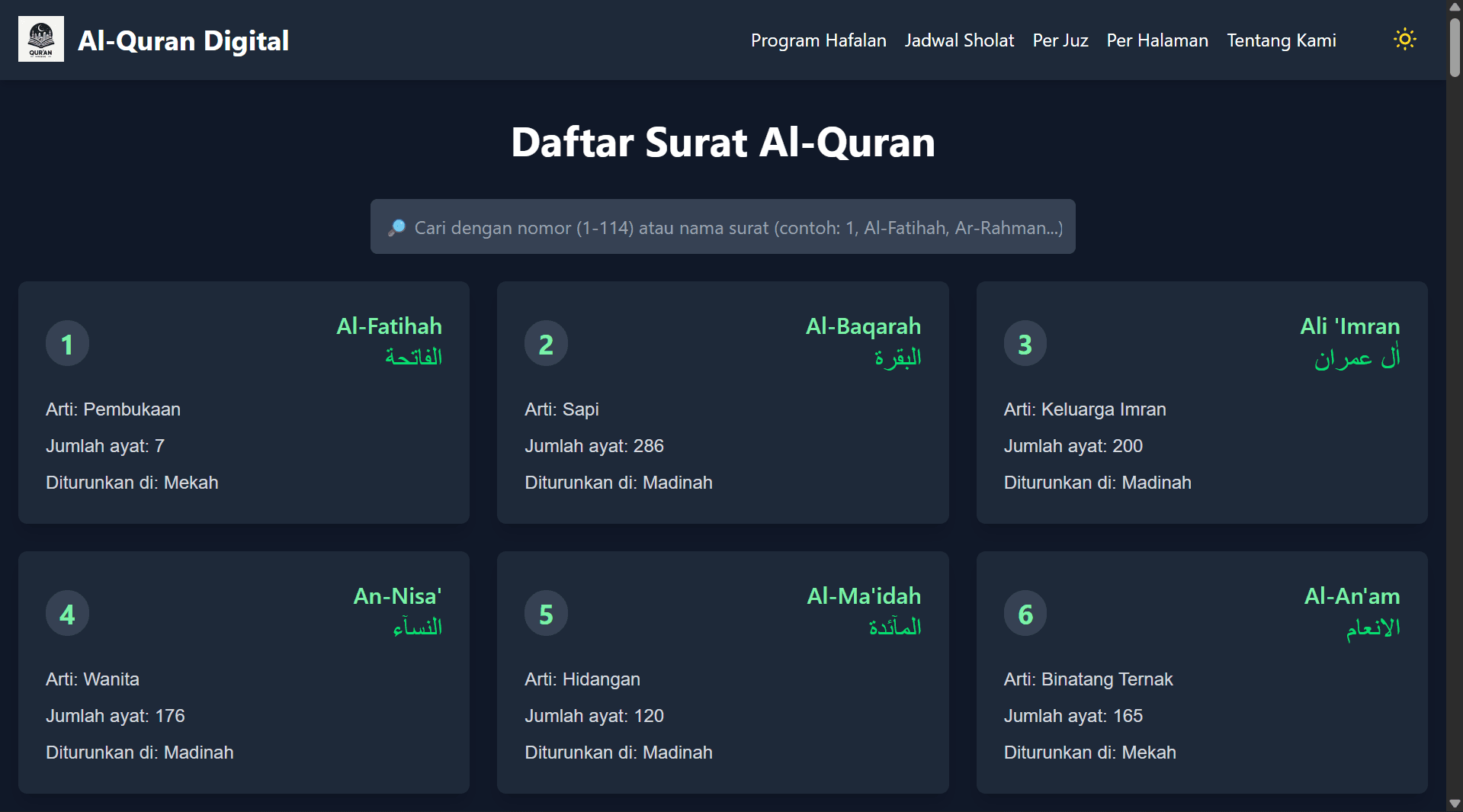 Al-Quran Hafalan Digital